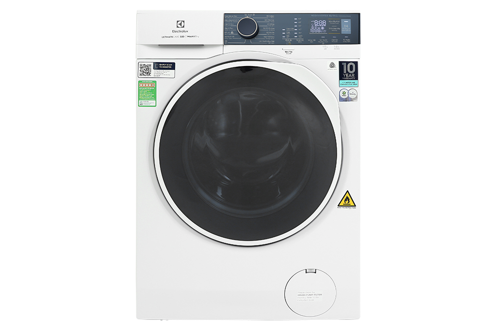 Máy giặt sấy Electrolux Inverter giặt 10 kg - sấy 7 kg EWW1024P5WB