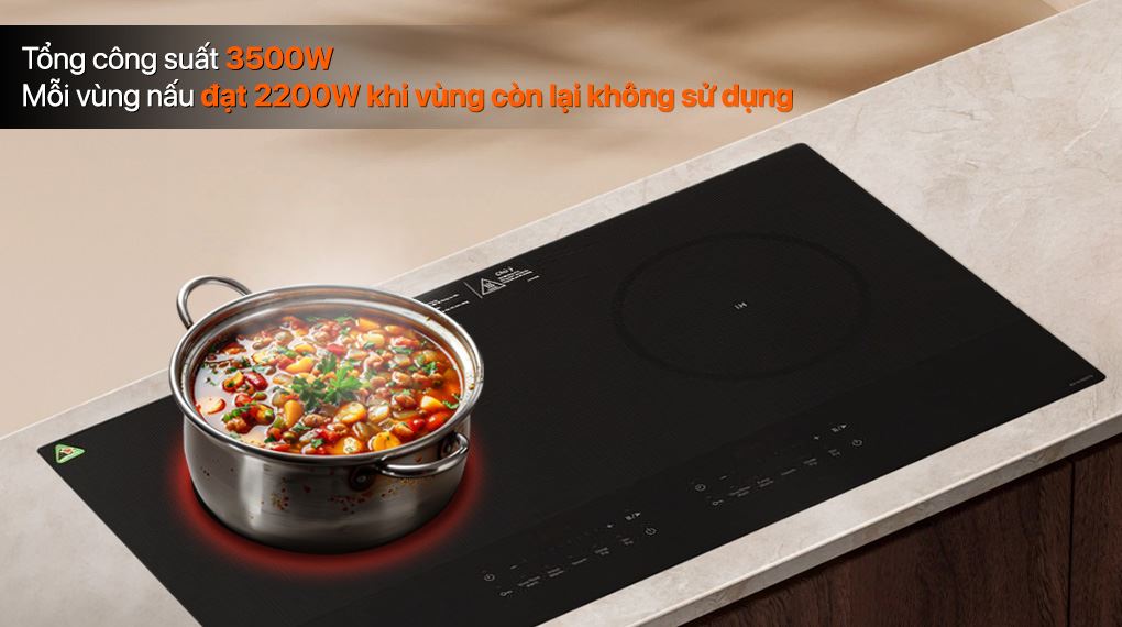 Bếp từ đôi âm Panasonic KY-H1WZ70KRA 3500W - Ảnh 3