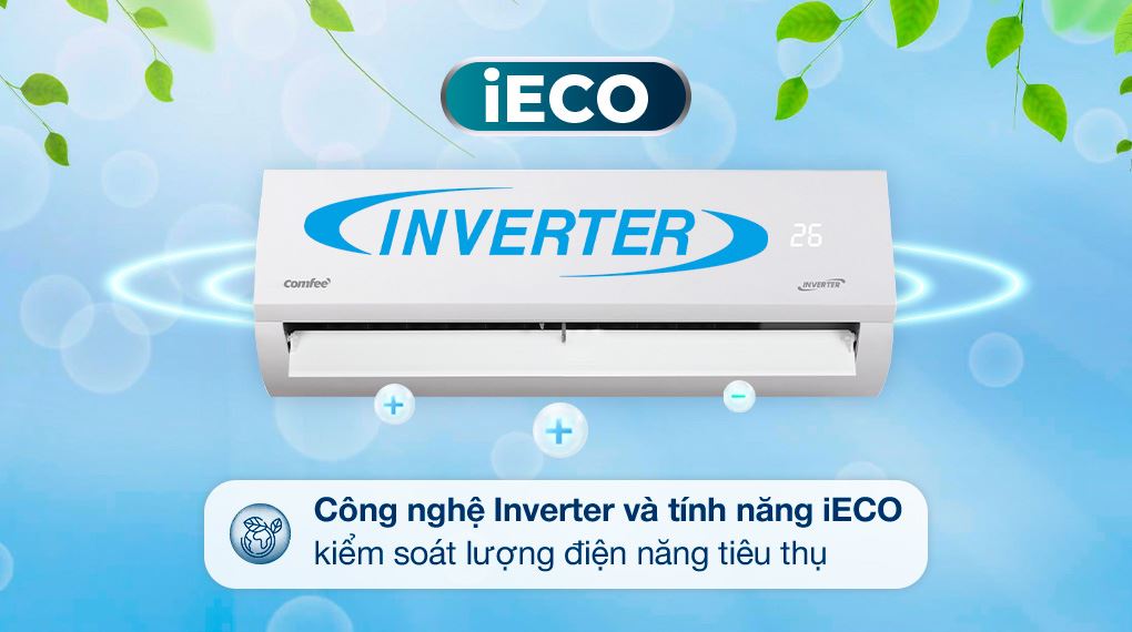 Điều hòa 2 chiều Comfee Inverter 1 HP CFS-10VHAFF - Ảnh 3