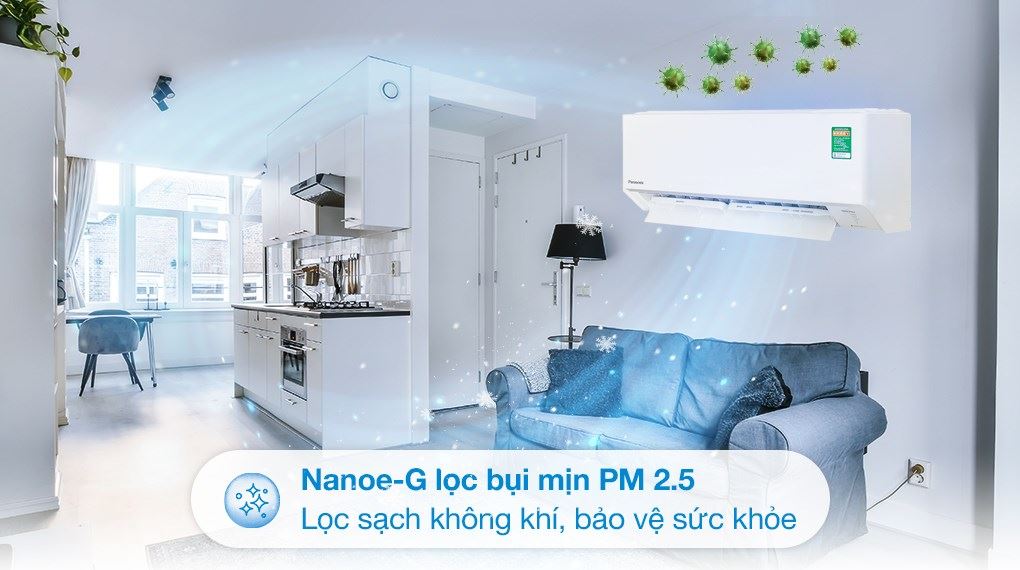 Điều hòa 2 chiều Panasonic Inverter 9040 BTU CU/CS-YZ9AKH-8 - Ảnh 3