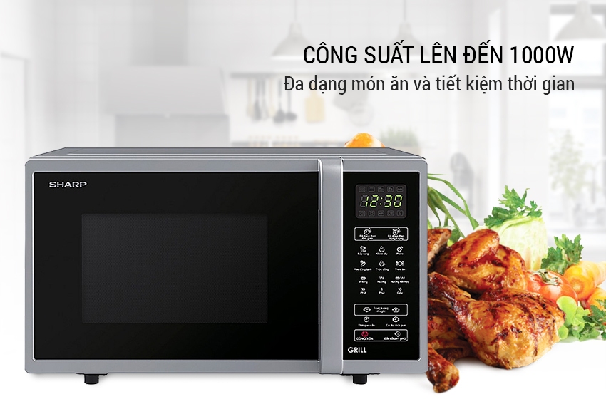 Lò vi sóng Sharp 23 lít R-G372VN-S - Ảnh 3