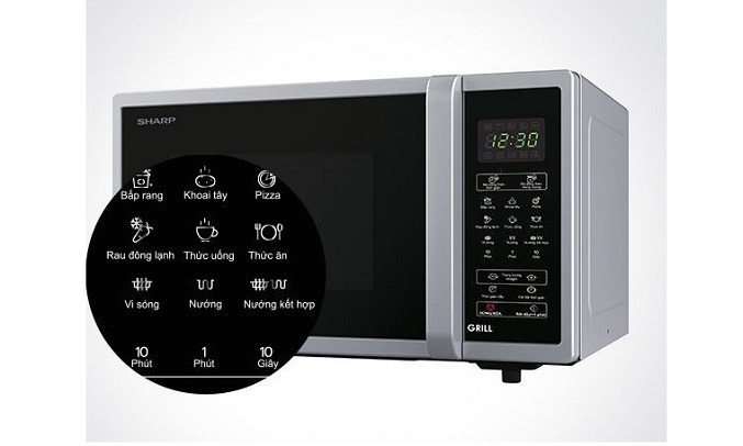 Lò vi sóng Sharp 23 lít R-G372VN-S - Ảnh 4
