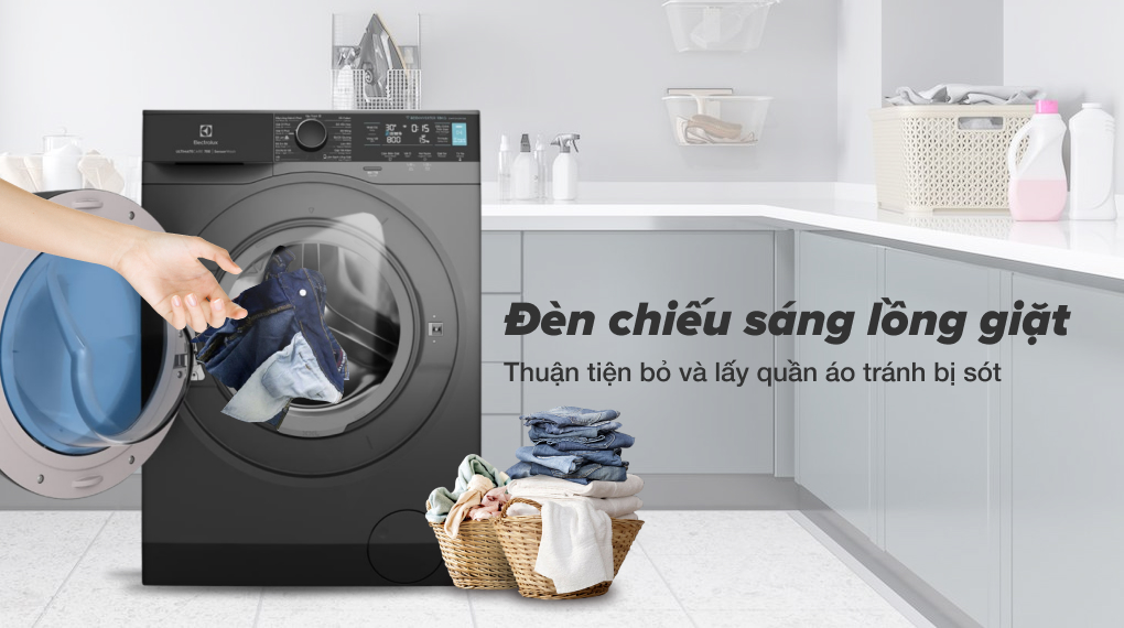 Máy giặt Electrolux Inverter 11 kg EWF1141R9SB - Ảnh 8