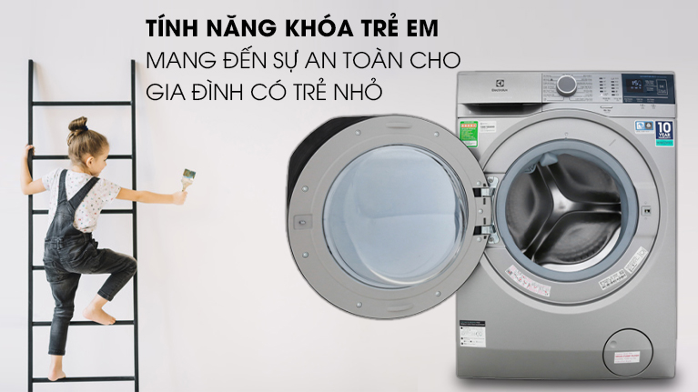Máy giặt Electrolux Inverter 8 kg EWF8024ADSA - Ảnh 9
