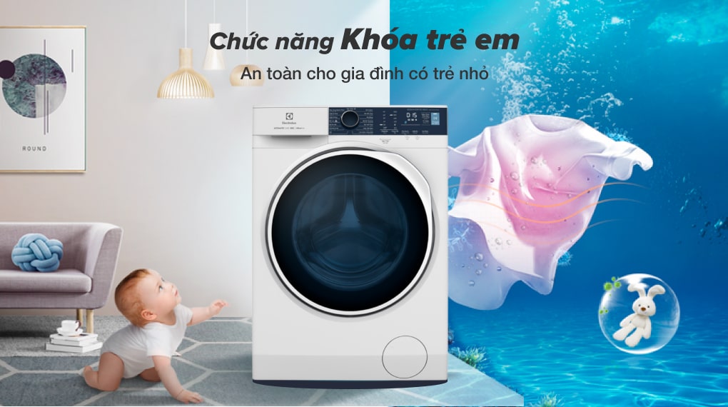Máy giặt Electrolux Inverter 9 kg EWF9024P5WB - Ảnh 8