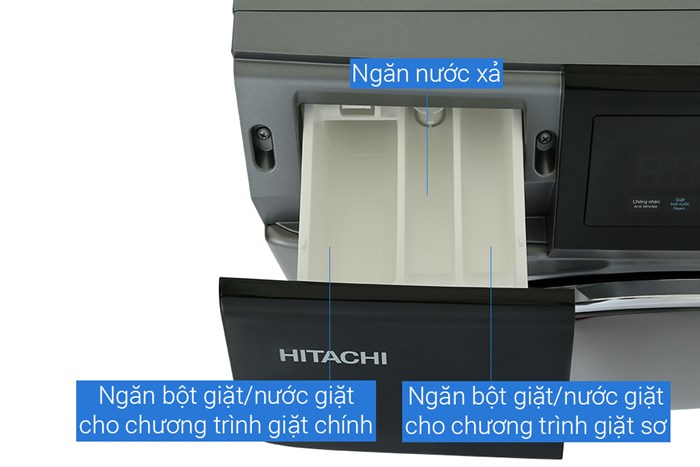 Máy giặt Hitachi Inverter 10.5 kg BD-1054HVOS - Ảnh 5