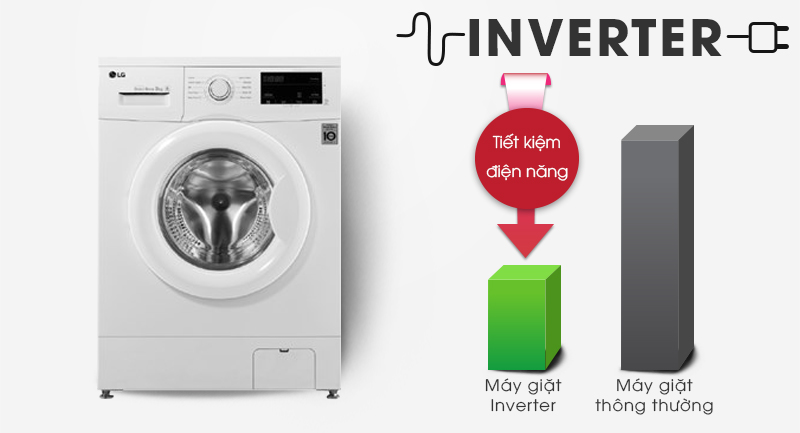 Máy giặt LG Inverter 8 kg FM1208N6W - Ảnh 2