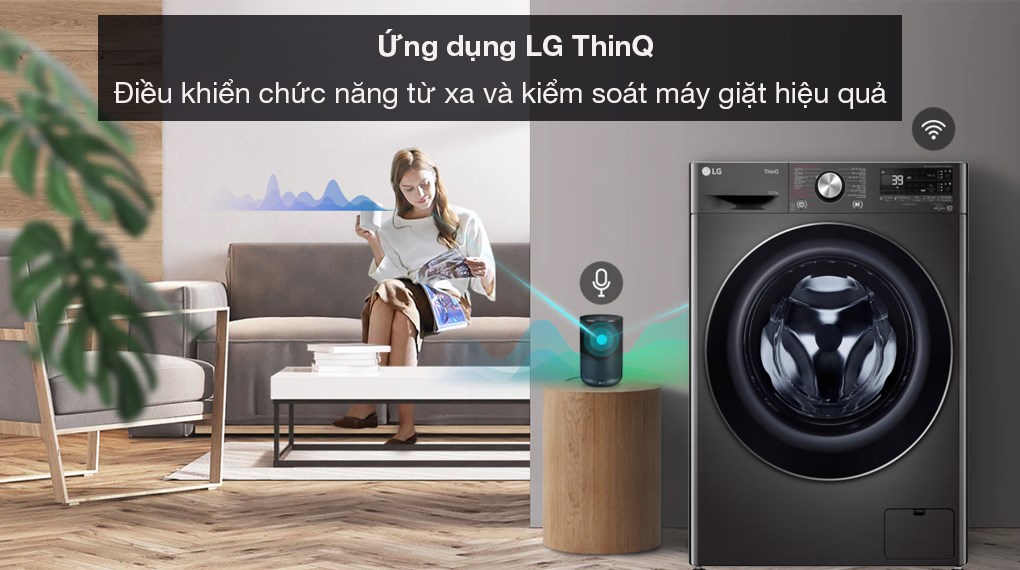 Máy giặt sấy LG Inverter giặt 12 kg - sấy 7 kg FV1412H3BA - Ảnh 6