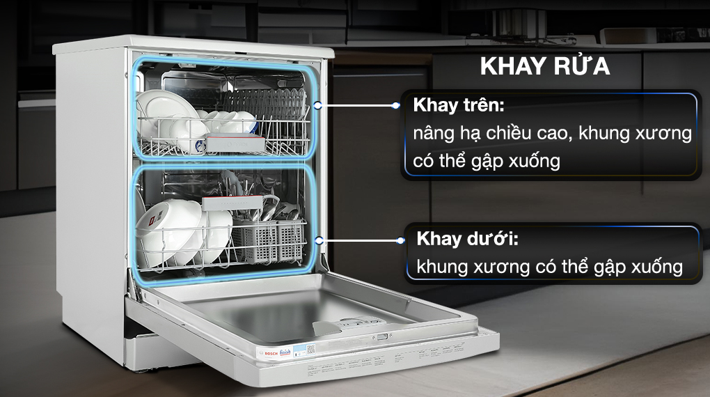 Máy rửa bát độc lập Bosch SMS4IVI01P - Ảnh 3