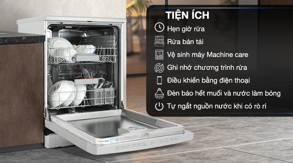 Máy rửa bát độc lập Bosch SMS4IVI01P - Ảnh 8