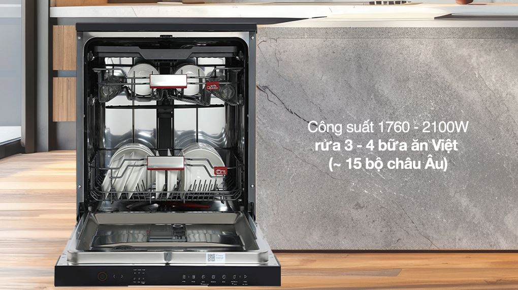 Máy rửa bát độc lập Toshiba DW-15F7(G)-VN - Ảnh 3