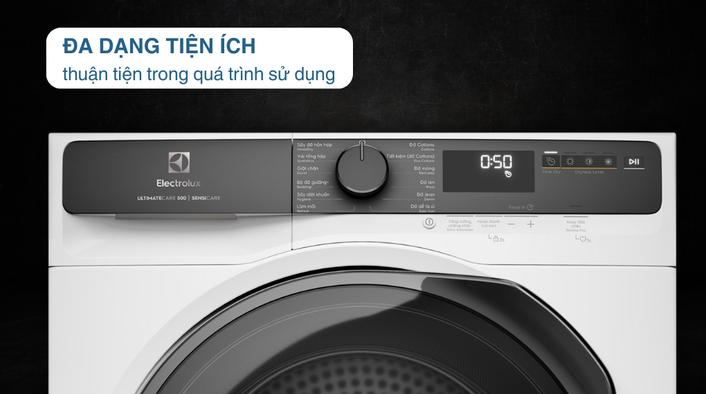Máy sấy bơm nhiệt Electrolux UltimateCare 8 kg EDH803J5WC - Ảnh 5