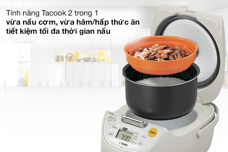Nồi cơm điện tử Tiger 1.8 lít JBV-S18W - Ảnh 4