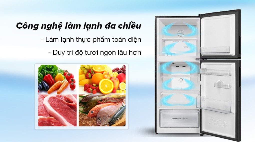 Tủ lạnh Aqua Inverter 189 lít AQR-T220FA(FB) - Ảnh 5