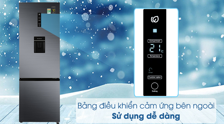Tủ lạnh Aqua Inverter 292 lít AQR-B348MA(FB) - Ảnh 5