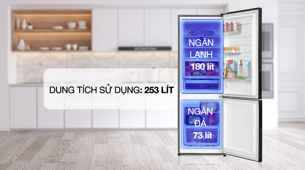 Tủ lạnh Electrolux Inverter 275 Lít EBB2802K-H - Ảnh 3