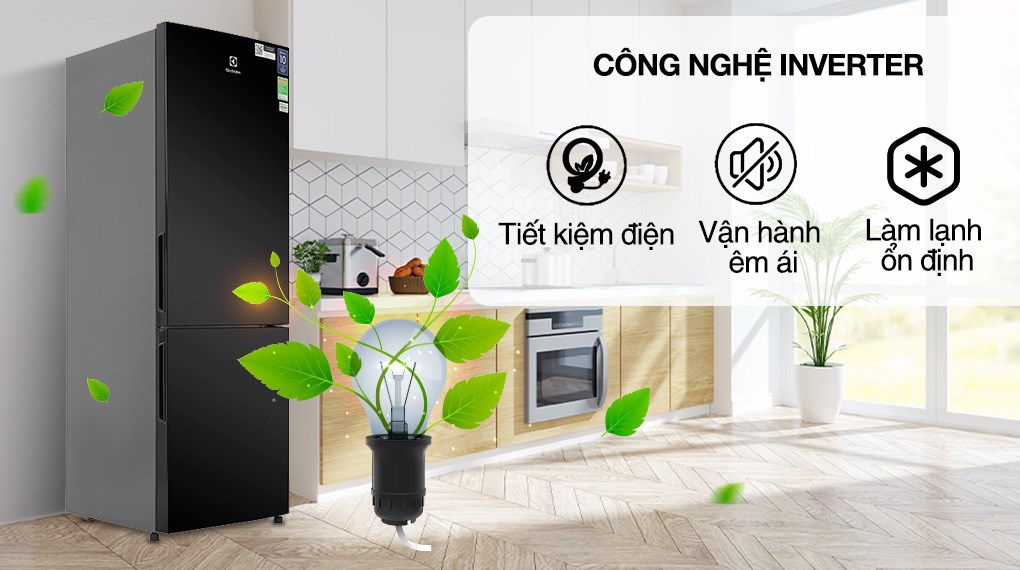 Tủ lạnh Electrolux Inverter 275 Lít EBB2802K-H - Ảnh 4