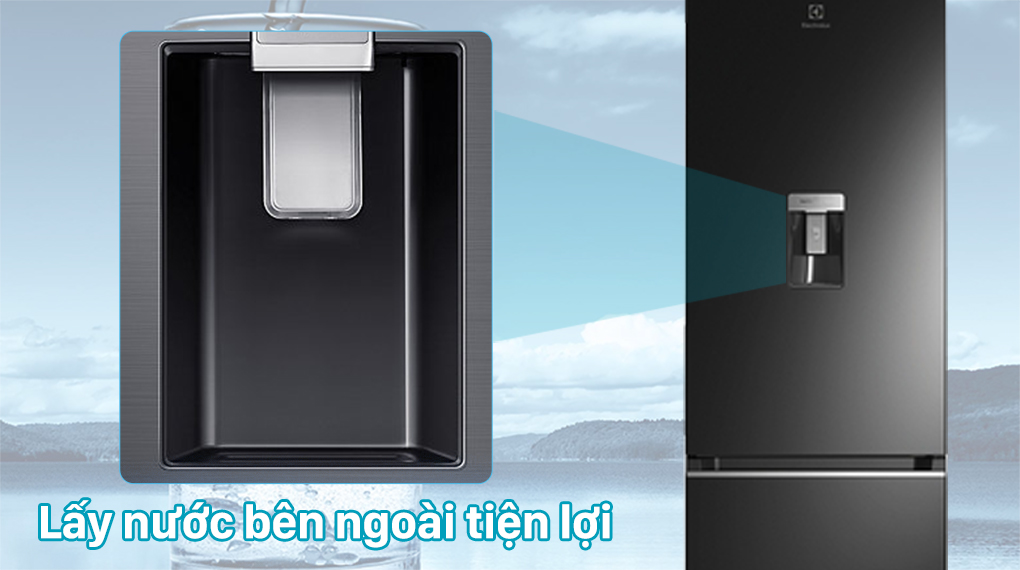 Tủ lạnh Electrolux Inverter 308 lít EBB3462K-H - Ảnh 3
