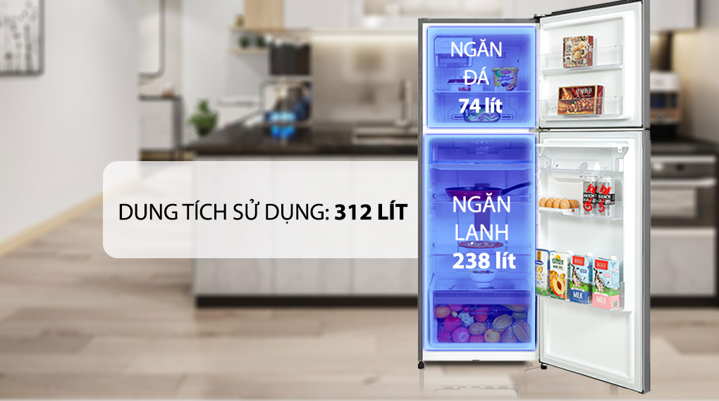 Tủ lạnh Electrolux Inverter 320L ETB3440K-A - Ảnh 3