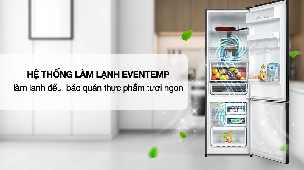 Tủ lạnh Electrolux Inverter 335 Lít EBB3762K-H - Ảnh 4