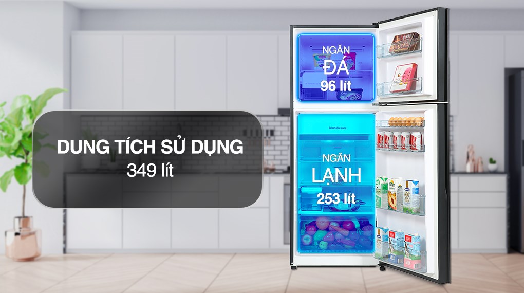 Tủ lạnh Hitachi Inverter 349 lít R-FVY480PGV0 GBK - Ảnh 4