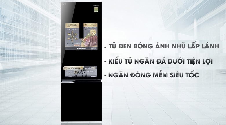 Tủ lạnh Panasonic Inverter 322 lít NR-BC369QKV2 - Ảnh 3