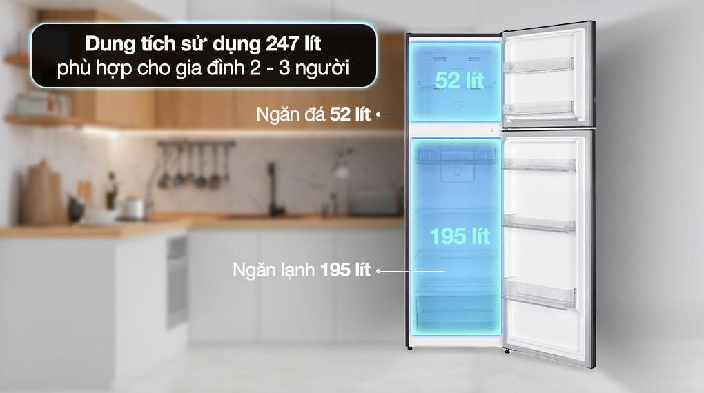 Tủ lạnh Sharp Inverter 247 lít SJ-X270V-SL - Ảnh 2