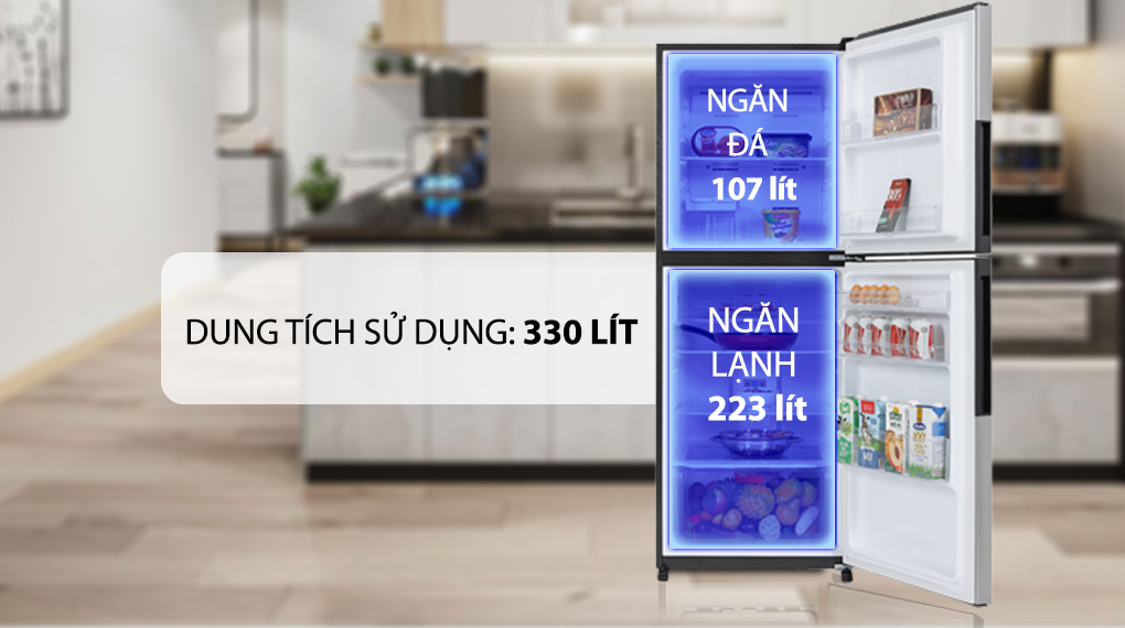 Tủ lạnh Sharp Inverter 330 lít SJ-XP352AE-DS - Ảnh 3