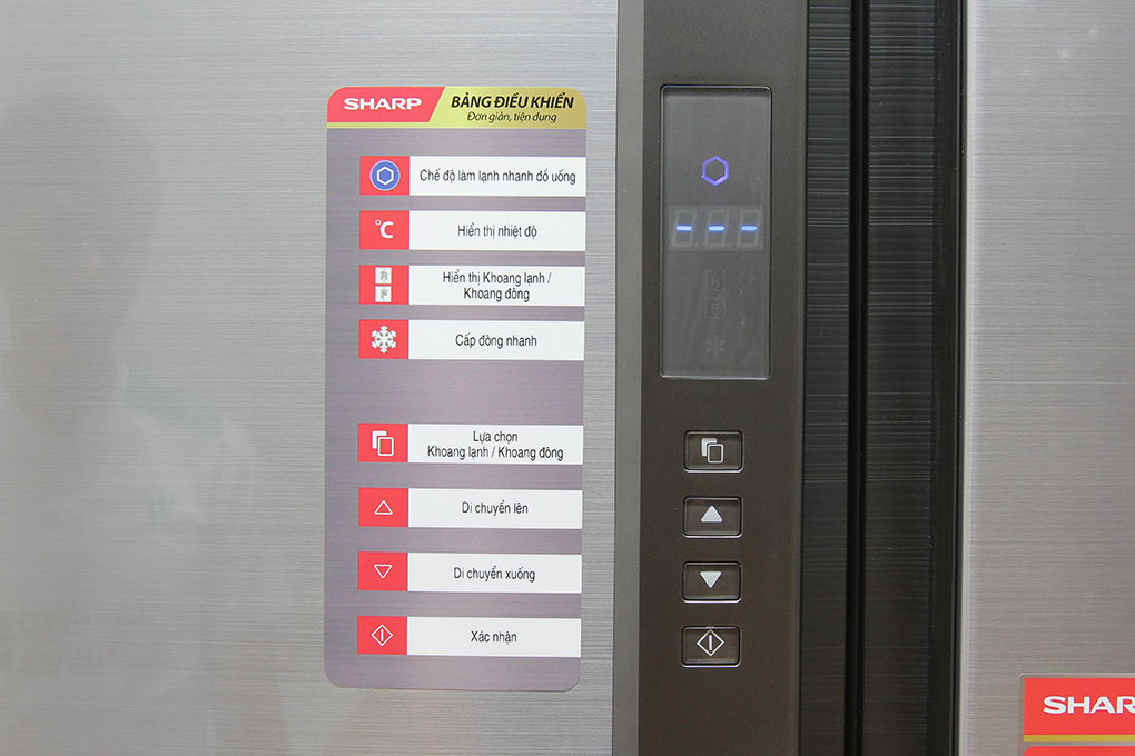 Tủ lạnh Sharp Inverter 626 lít SJ-FX630V-ST  - Ảnh 7