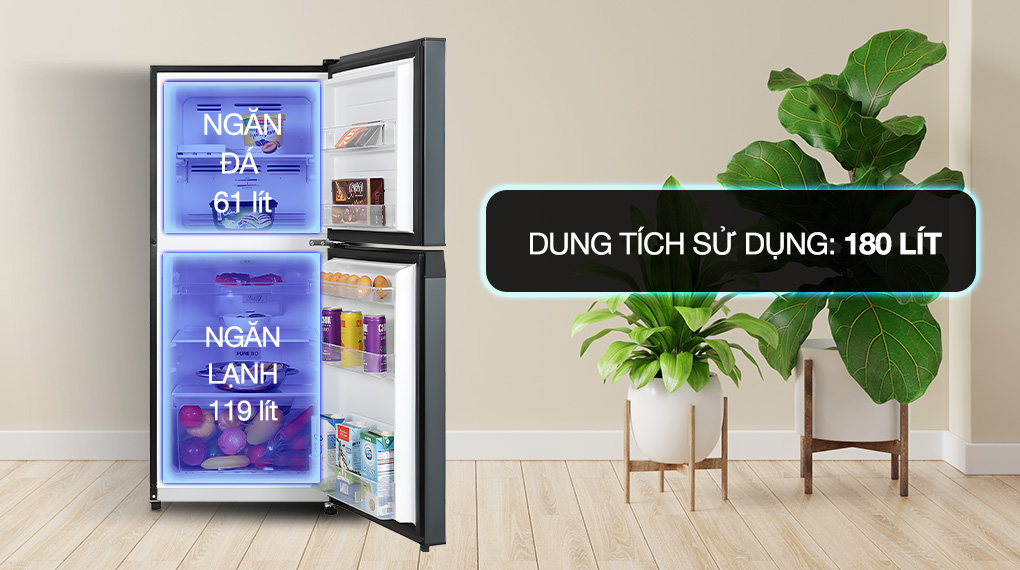 Tủ lạnh Toshiba Inverter 180 lít GR-RT234WE-PMV(52) - Ảnh 4