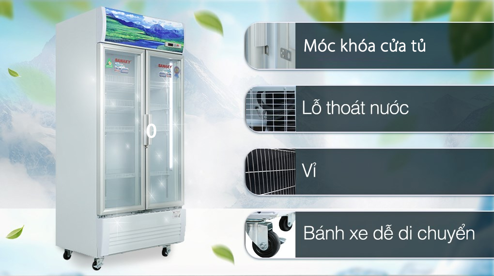 Tủ mát Sanaky Inverter 700 lít VH-8009HP3  - Ảnh 6